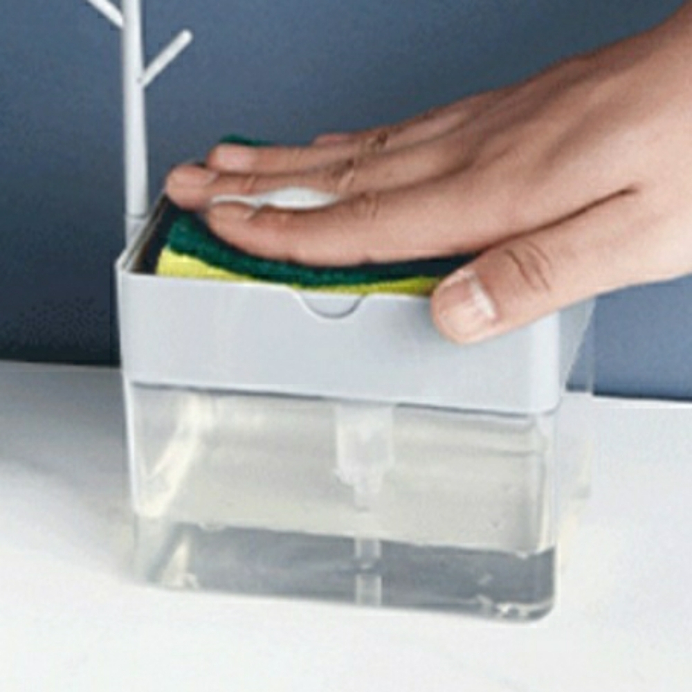 Two, x 2 Kitchen Rustproof 2 in 1 Soap Pump